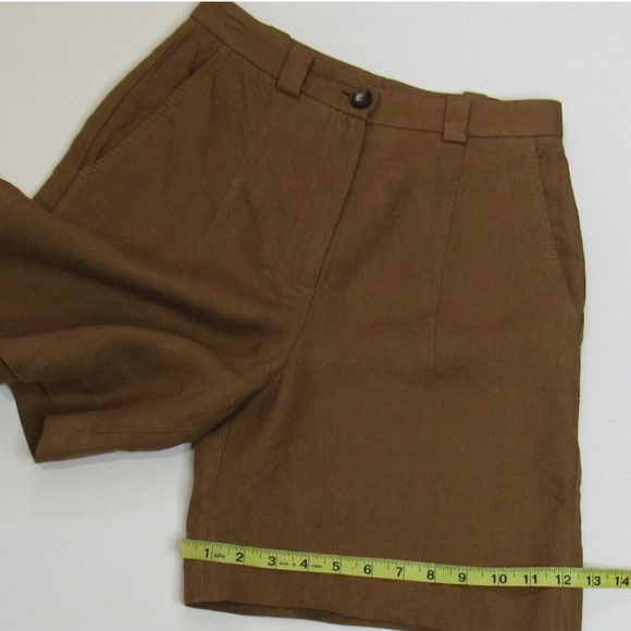 Massimo Dutti linen Bermuda shorts - Picture 3 of 7